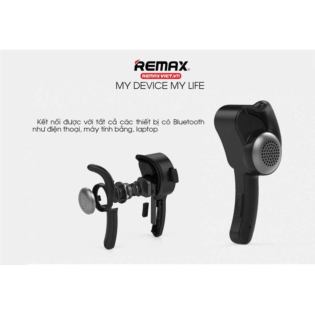 Tai nghe bluetooth phong cách REMAX RB-T10 - Hàng chính hãng