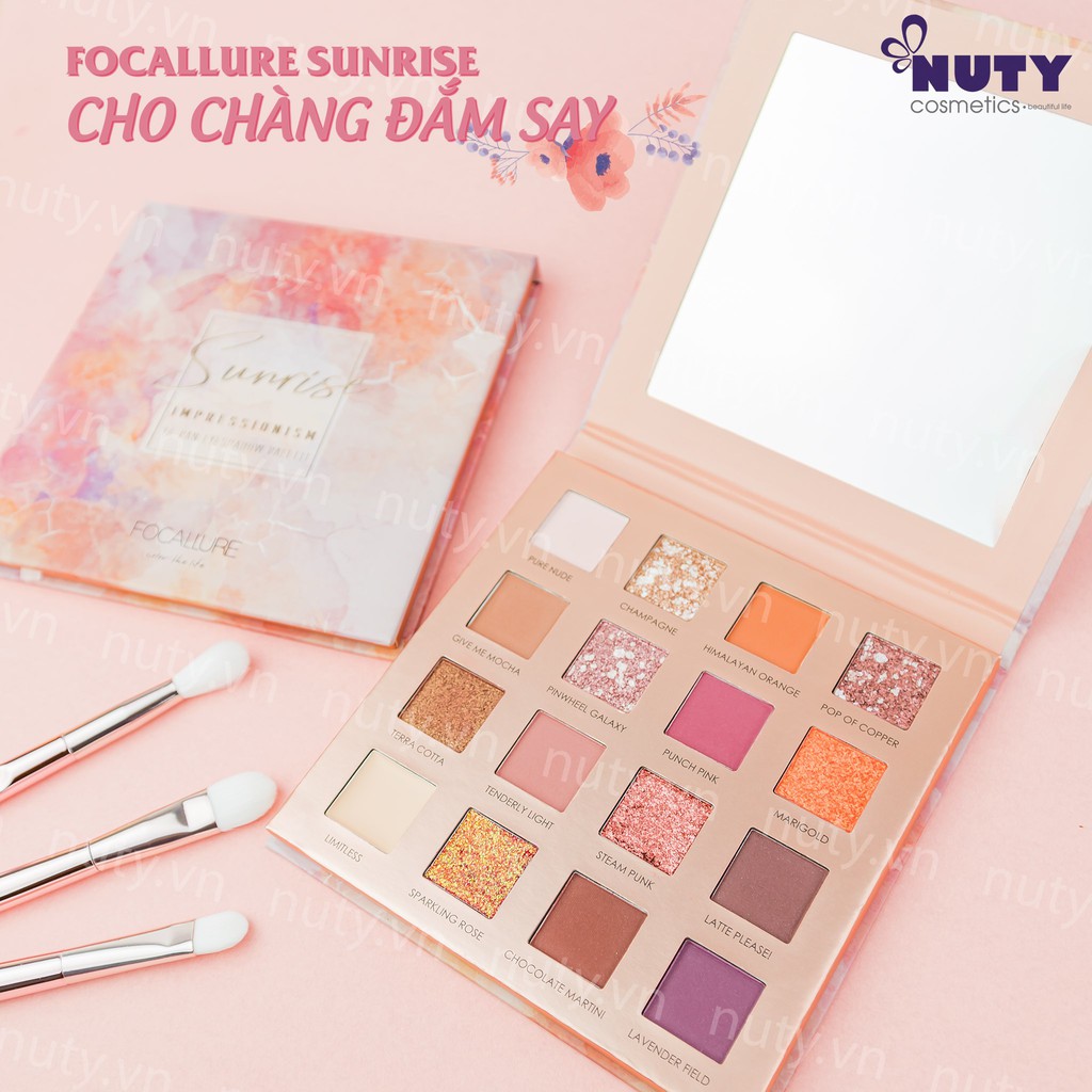 Bảng Phấn Mắt 16 Ô Focallure Sunrise Eyeshadow Palette FA-88