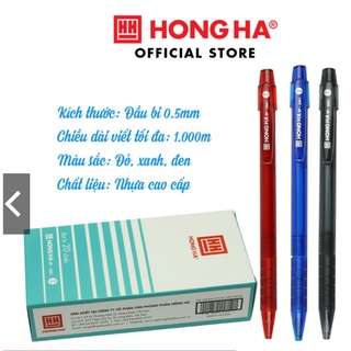 Bút bi hồng hà đầu bi 0.5mm 2461