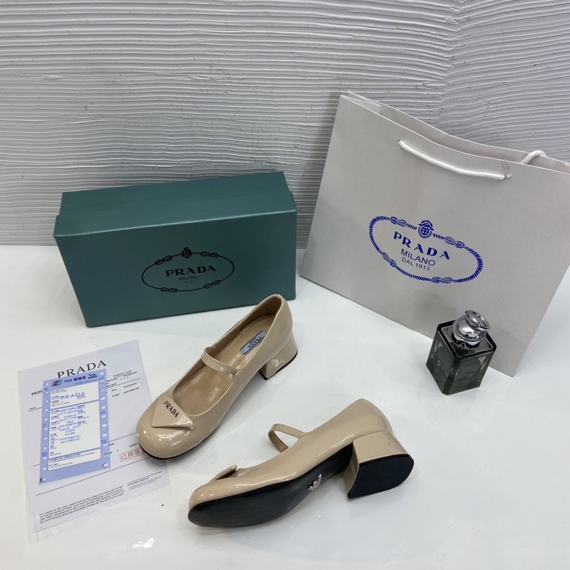 Giày cao gót pra da 3p fullbox