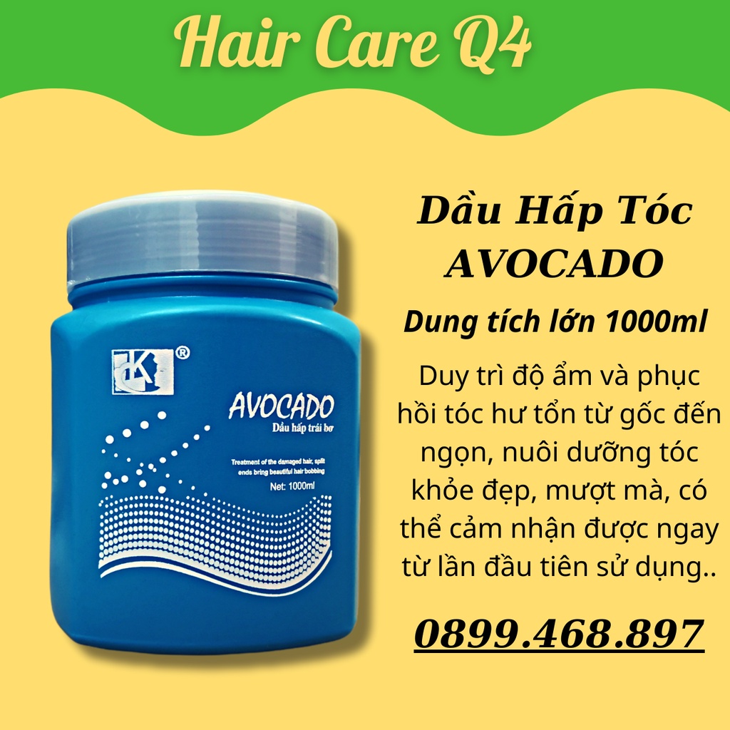 Dầu hấp xả tóc avocado ( hấp trái bơ) - Hair Care Q4