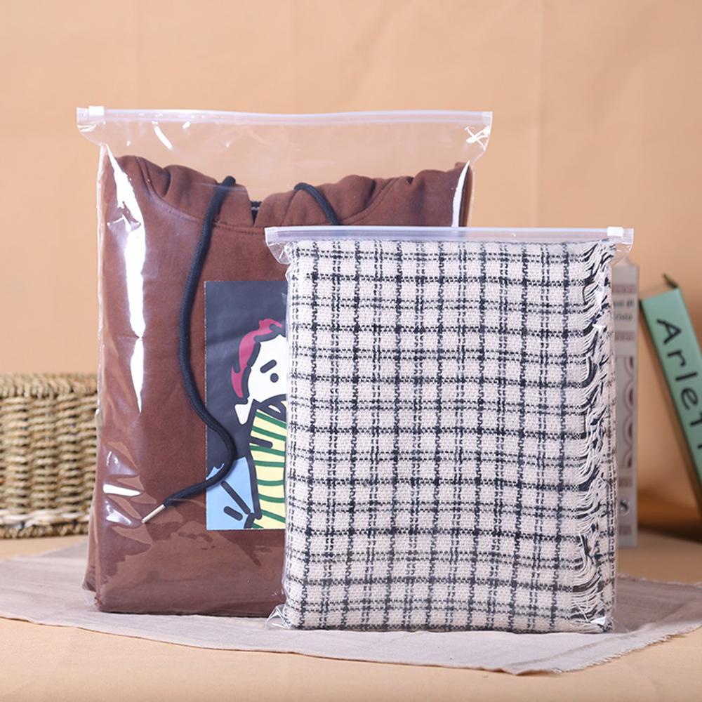 Bộ 5 Túi Nhựa Trong Suốt Đựng Quần Áo Tiện Dụng Khi Đi Du Lịch