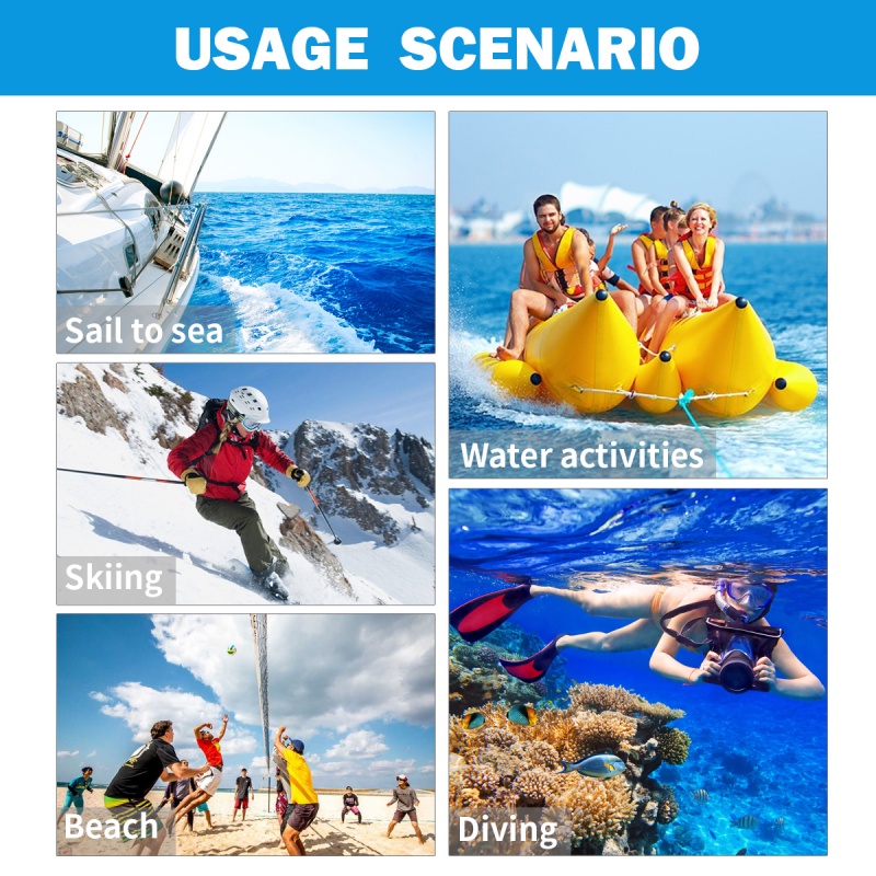 Túi đeo thắt lưng HdoorLink 3 lớp chống thấm nước có thể điều chỉnh tiện dụng để đựng đồ khi đi bơi