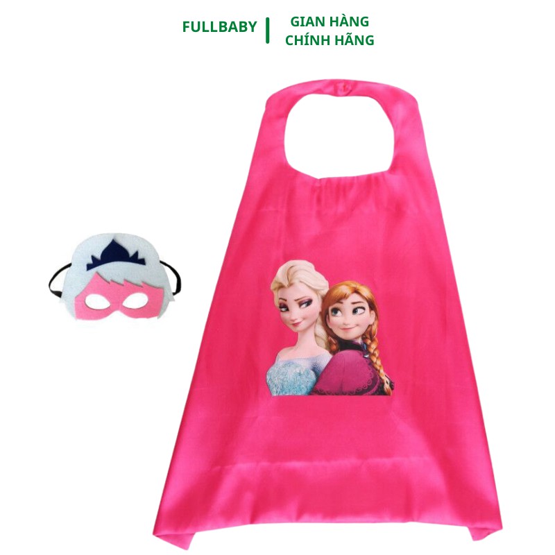 Áo Choàng Elsa + Mặt Nạ Elsa Cho Bé Dễ Thương