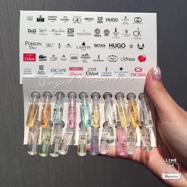 ♥️♥️Bộ test nước hoa 20 ống 20 mùi