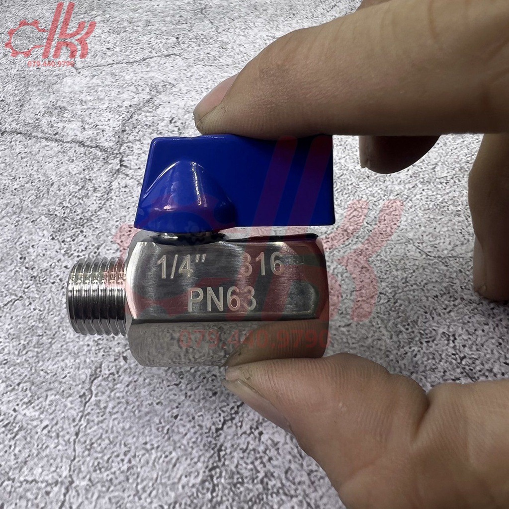 Van bi mini inox 304