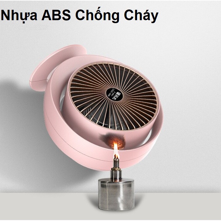 Quạt Sưởi Mini Để Bàn Văn Phòng - Công Suất 800W - Kiểu Dáng Sang Trọng Lịch Sự - Bảo Hành 6 Tháng (Hàng Nội Địa Trung)