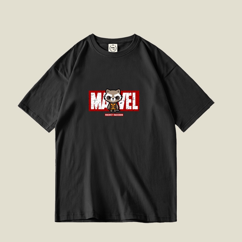 Áo Thun GYG Unisex Marvel Form Rộng Oversize Phong Cách Hàn Quốc