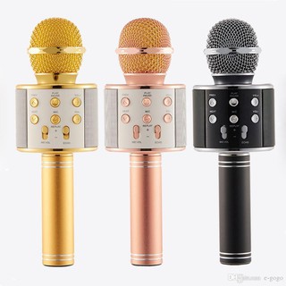 MIC KARAOKE BLUETOOTH WS 858-ÂM THANH HAY