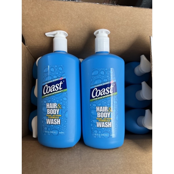 Tắm coast chai lớn hàng usa
