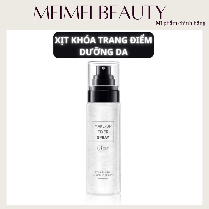 Xịt khóa trang điểm cố định lớp make up Star Flash Spray 8 Hours Wear 100ML