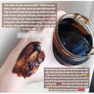 Tẩy da chết body quế hồi cà phê