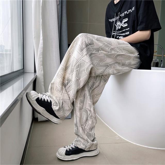 Quần ống rộng Phong Cách Hip Hop Hong Kong Cá Tính Cho Nam