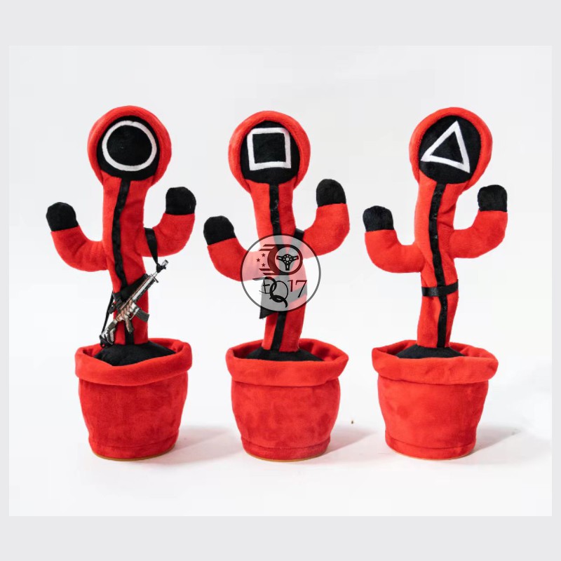 Cây nhảy múa phiên bản Squid Game, Cây nhại lại tiếng Có 120 bài hát tiếng anh. có nhại tiếng. có đèn. dùng pin