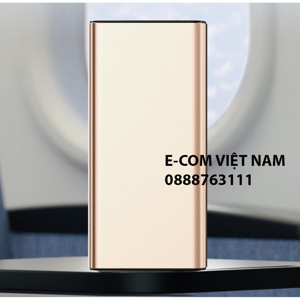 Pin Dự Phòng vỏ nhôm 20.000+mAh Tiện Ích, Sạc Đa Năng Bảo Hành 365 Ngày 1 ĐỔI 1