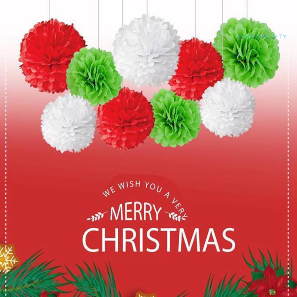 Set 9 Hoa Giấy Trang Trí Tiệc Halloween/Halloween