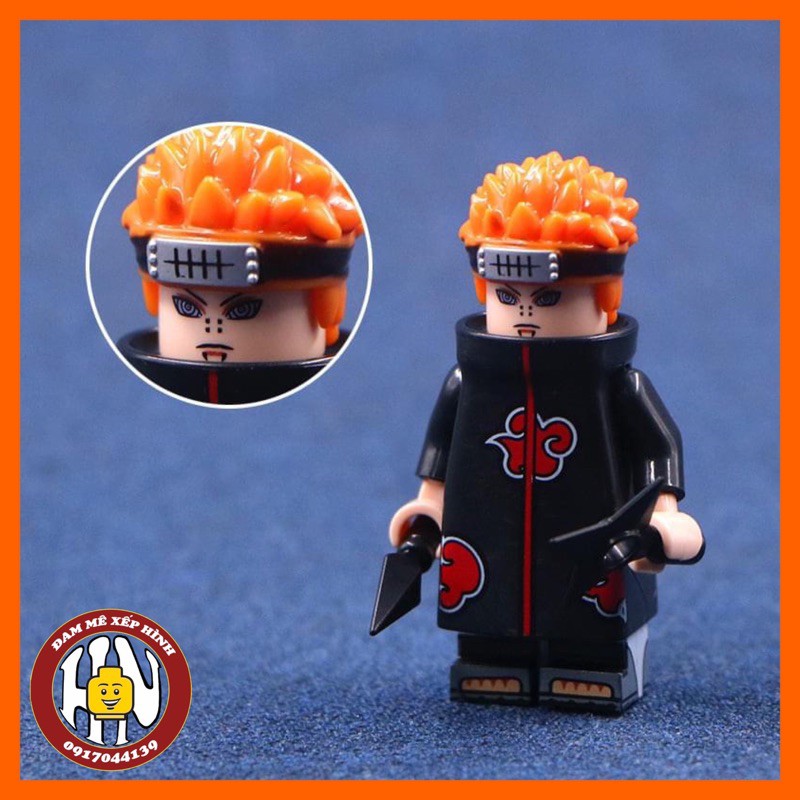 Đồ chơi minifigures - Team Akatsuki - Naruto - KDL801 - ( K2001 > K2006 ) - Hàng cao cấp - Ảnh thật !