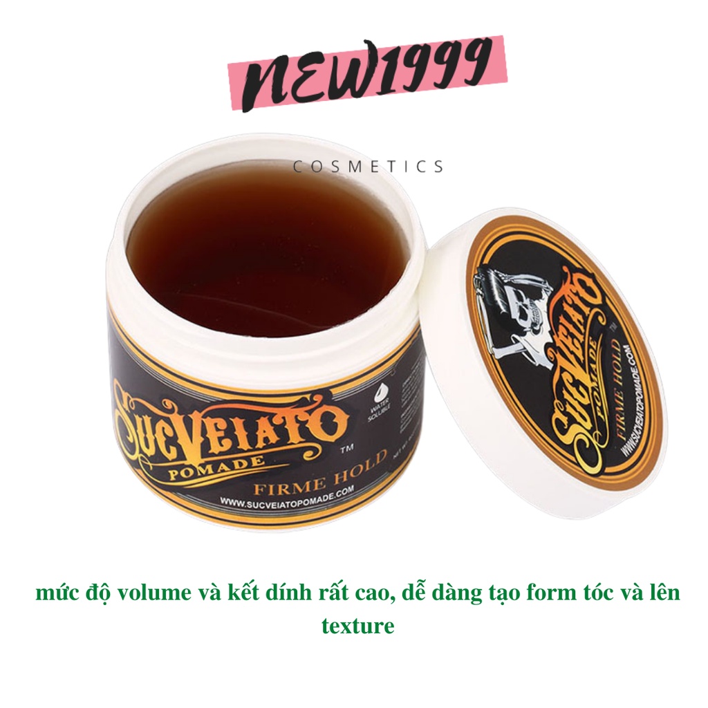 Sáp vuốt tóc Suavecito Firme Hold Pomade siêu cứng giữ nếp