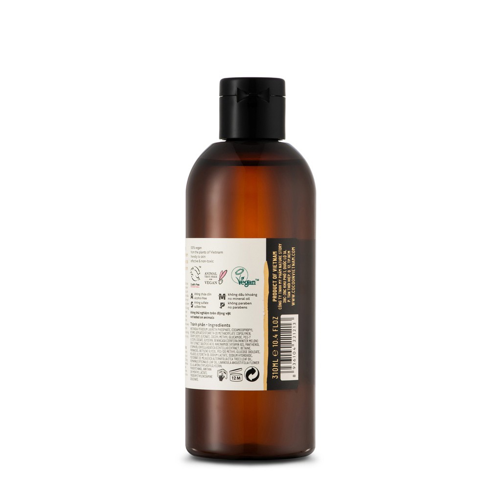 Gel rửa mặt bí đao Cocoon giúp làm sạch bụi bẩn, kiềm dầu, giảm nhờn, mụn, dưỡng da, cấp ẩm, da căng bóng, mịn màng