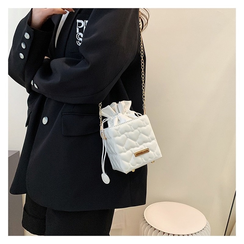 Túi Dây Rút Đeo Chéo Màu Sắc Kẹo Ngọt NB00365