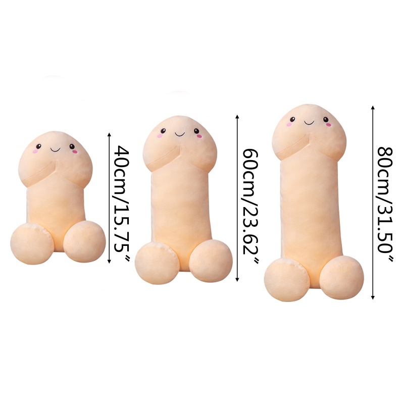 Đồ chơi nhồi bông Hình Động Vật Mềm Mại Kích Thước 40 60 80cm