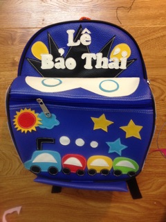 #Ba lô handmade com bo cho khách si