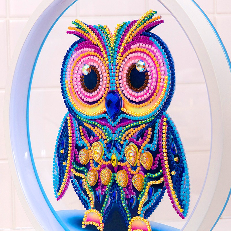 Đèn DIY Đính Đá Cú Mèo Hàng Chính Hãng Cherish