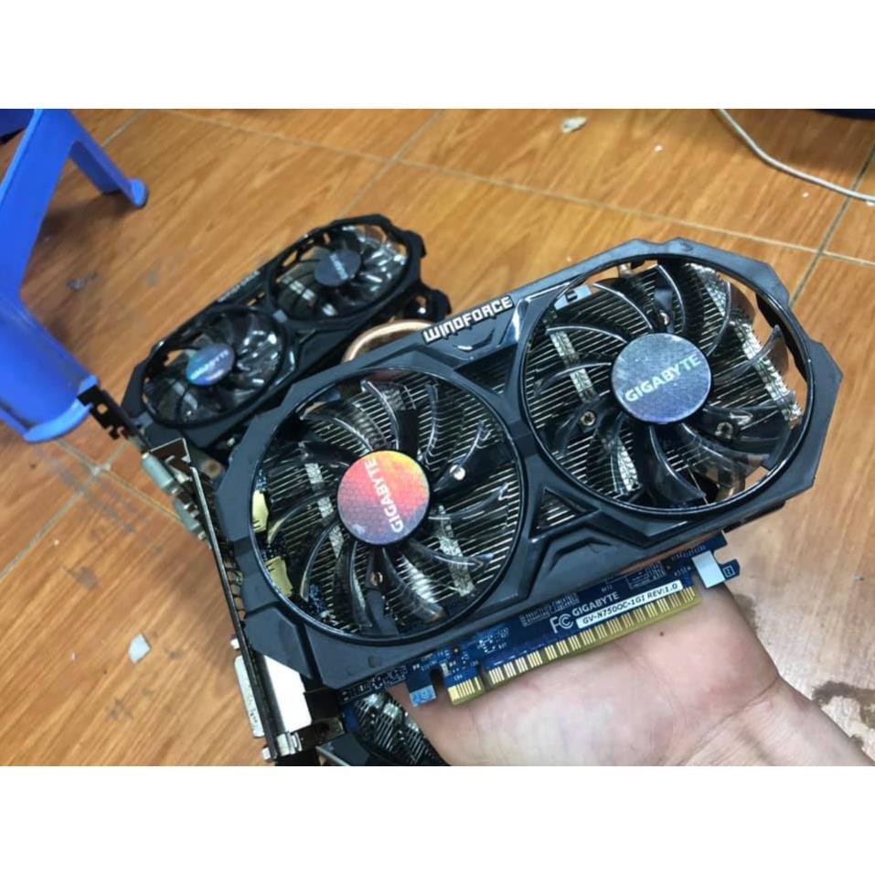 hàng chính hãng -  Card màn hình Giga GeFoce GTX 750 1Gb ddr5 2 fan gái rẻ