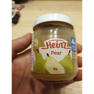Dinh dưỡng đóng lọ Trái cây lê nghiền Heinz 110gr dành cho trẻ từ 6 tháng tuổi