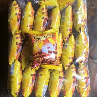 Bánh snack (bim bim) Oishi que socola (túi 10 gói x 18g)