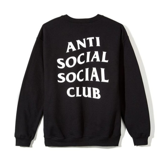 Áo Sweater Nỉ ANTI SOCIAL CLUB Dáng Rộng Unisex Nam Nữ
