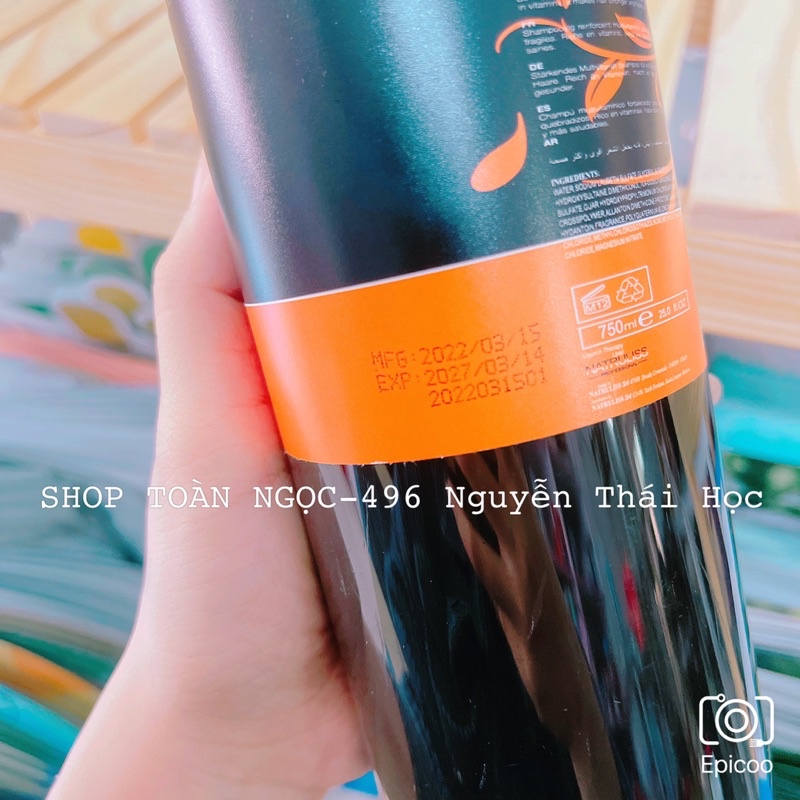 Dầu Gội & Dầu Xả Natruliss Vitamin E 750ml Cho Tóc Hư Tổn Khô Xơ