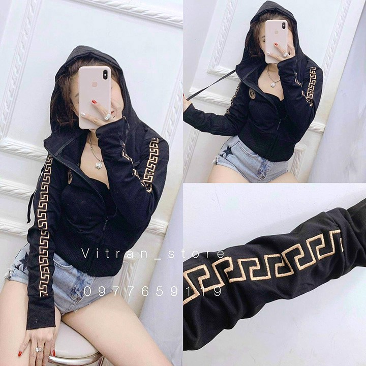 ÁO KHOÁC NỮ Da Cá Lửng (M220 - Thêu Nổi VerSec) | BigBuy360 - bigbuy360.vn