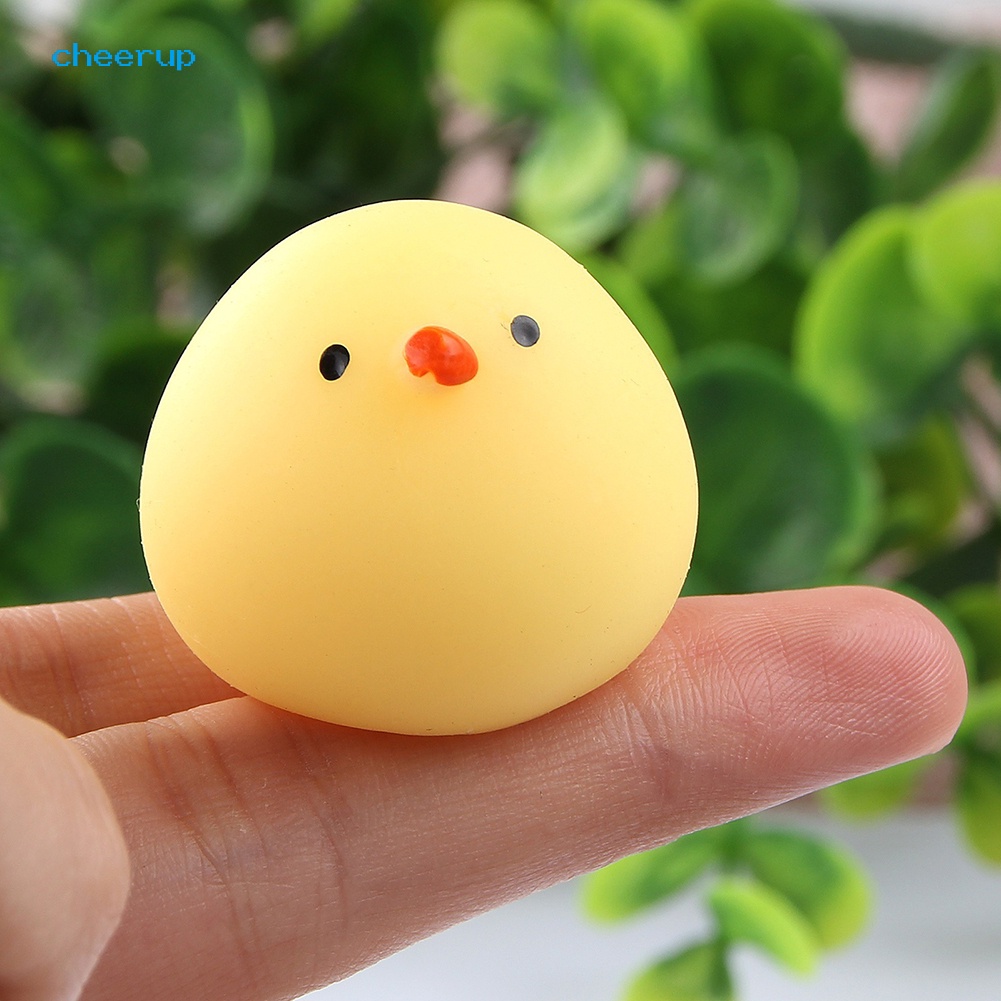 Đồ Chơi Squishy Hình Gà Con Dễ Thương Giúp Giảm Căng Thẳng
