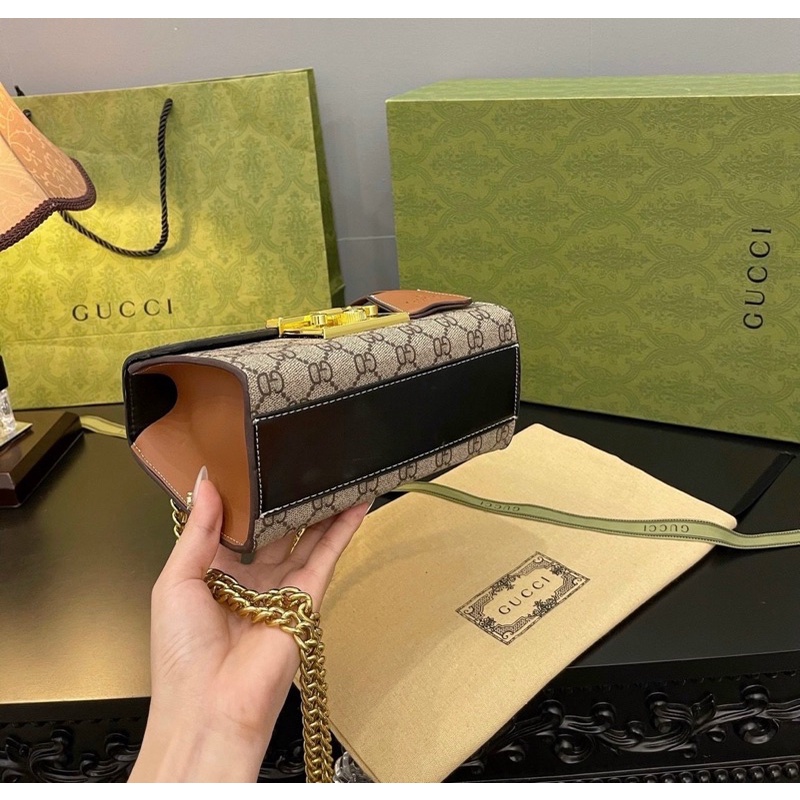 Túi Xách Nữ GC Khoá Bấm, Túi Nữ Đeo Chéo Quai Xách