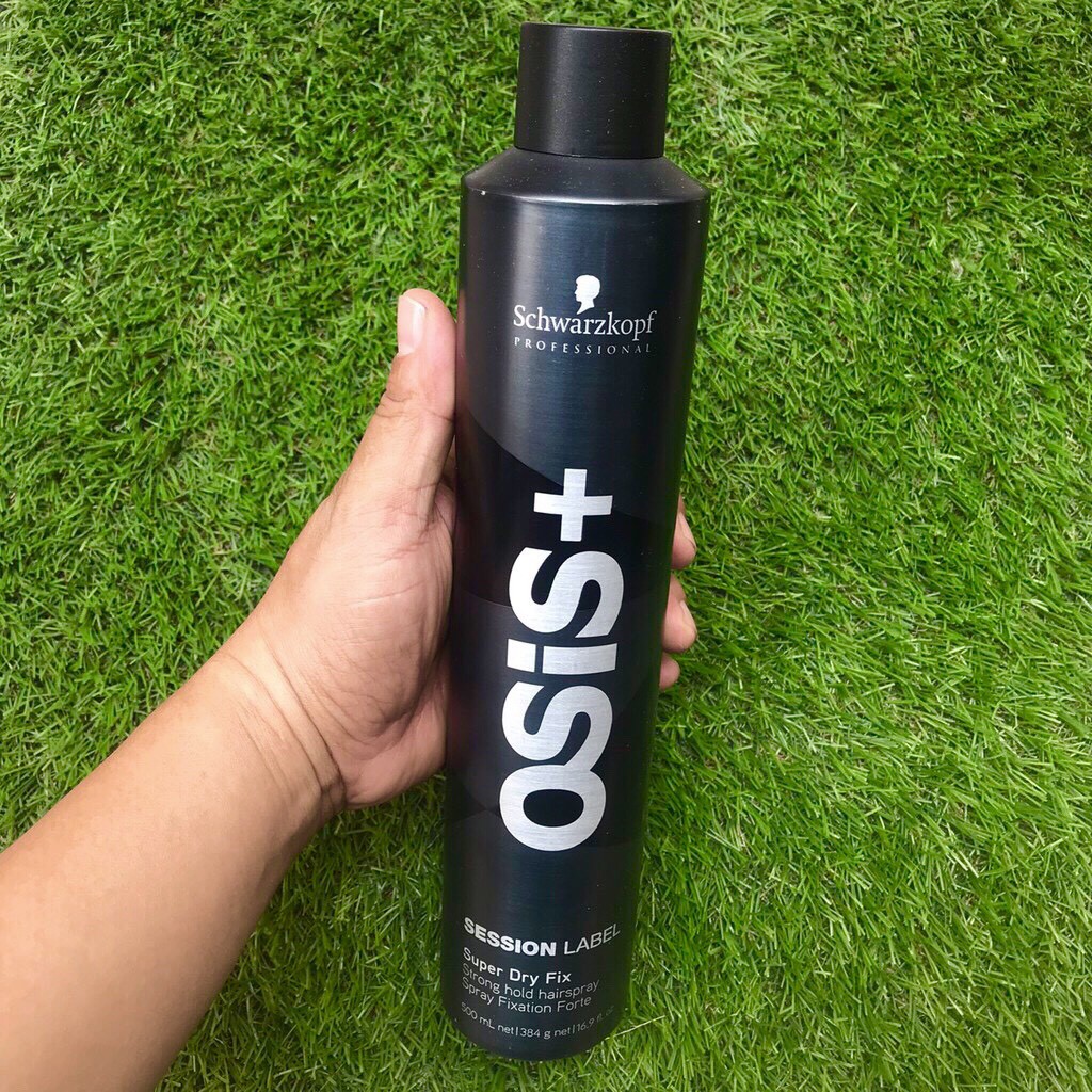 GÔM XỊT GIỮ NẾP SIÊU CỨNG OSIS STRONG HOLD SPRAY SUPER DRY FIX 500ML