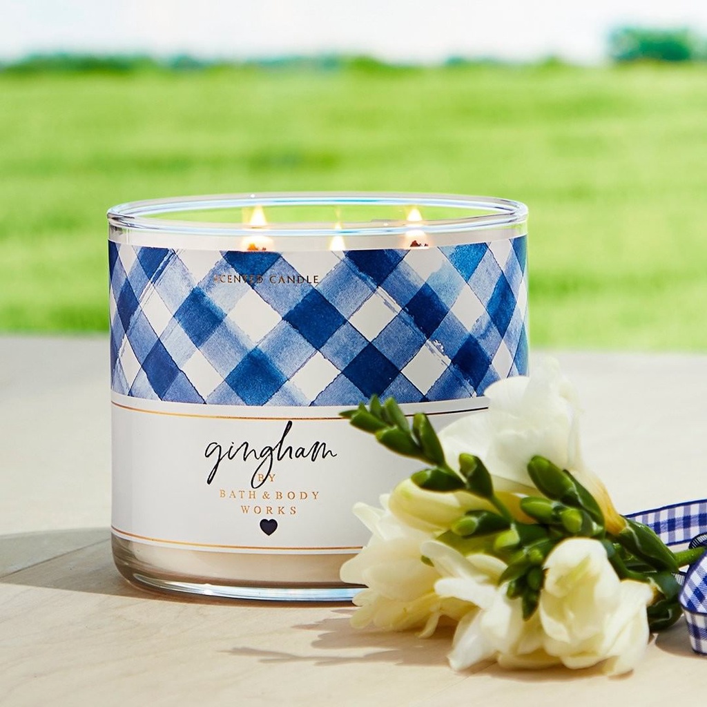 Nến thơm Bath & Body Work Gingham - Nến thơm BBW chính hãng - Hàng có sẵn