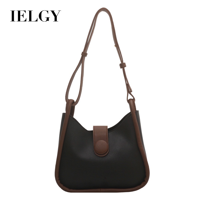 Túi đeo vai IELGY màu sắc tương phản thời trang cho nữ