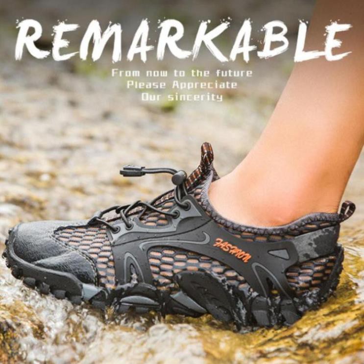 [Giày Phượt] Giày Leo Núi - Giày Trekking Lội Suối - Thoát Nước Nhanh Fashion H6 po098