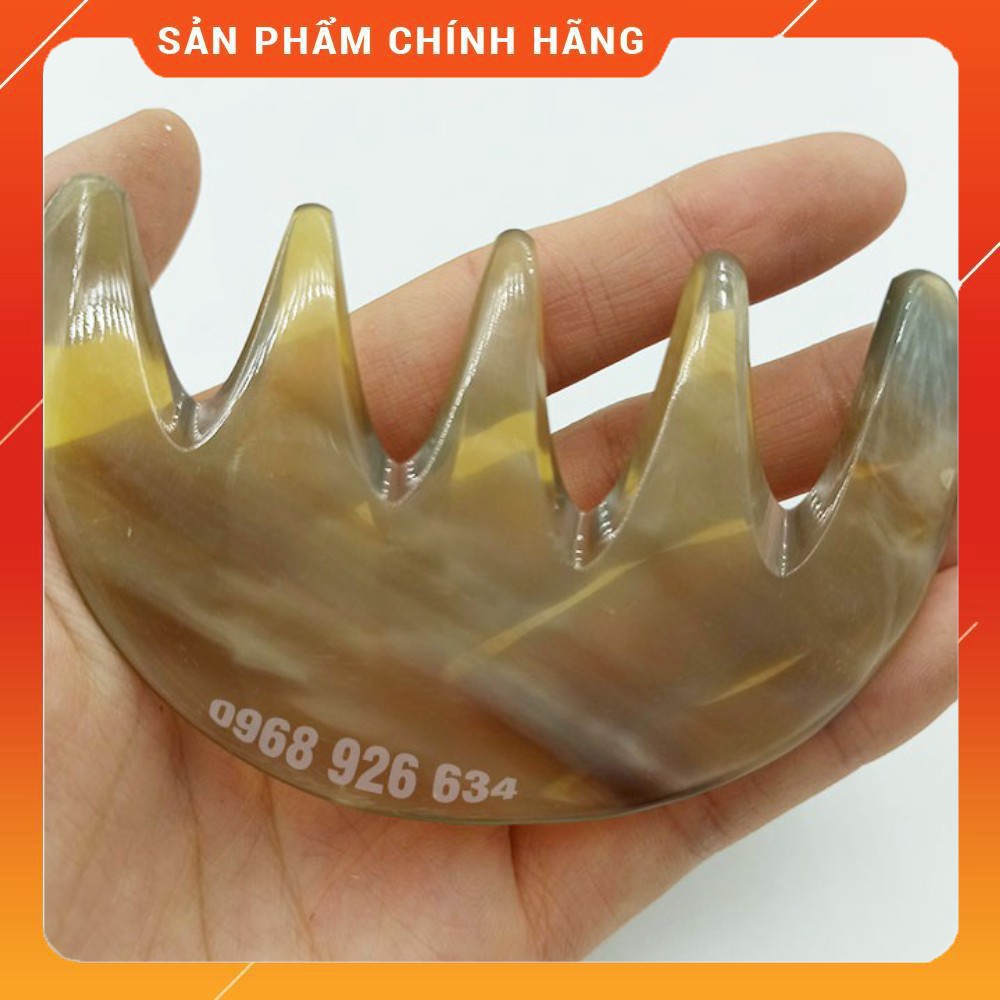 Lược chải tóc đẹp từ sừng răng thưa  FREESHIP Lược chải đầu giúp lưu thông máu [Hot]