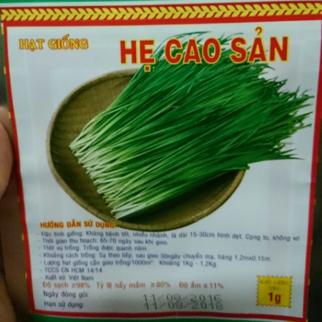 Hẹ cao sản