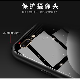 Ốp lưng IPHONE kính cường lực cao cấp TIM ĐỎ