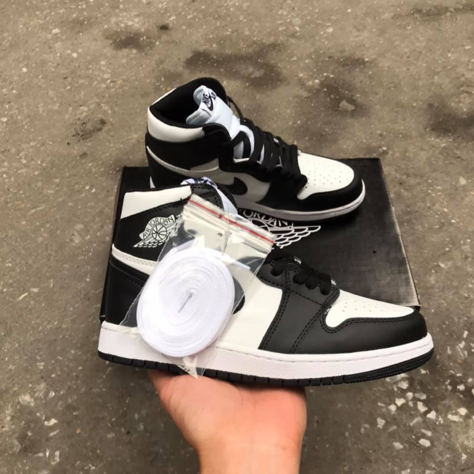 Giày thể thao Jordan cao cổ xám trắng, Giày sneaker Jodan high Smoke grey nam nữ cực chất dễ phối đồ | BigBuy360 - bigbuy360.vn