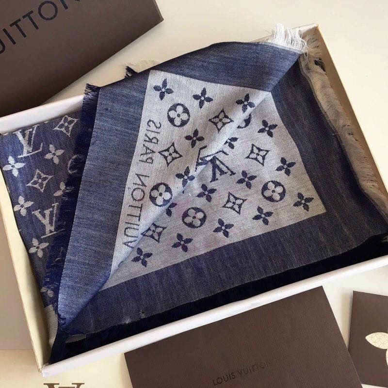 Khăn Choàng Nữ Đũi Lụa Vuông 140cm Cao Cấp 09