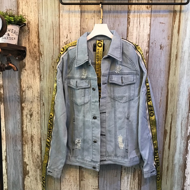 Áo Khoác Jean OFF WHITE