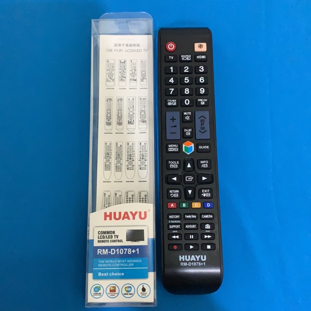 REMOTE ĐIỀU KHIỂN TIVI SAMSUNG LCD LED SMART 1078 HÀNG HỘP HUAYU