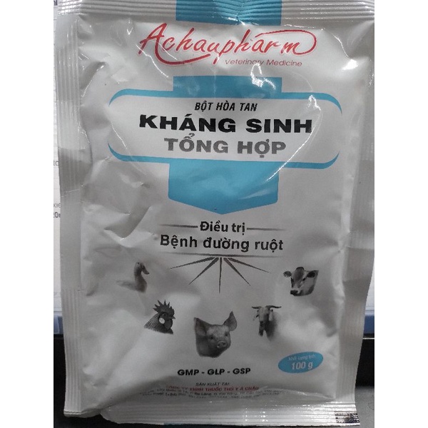 KSTH 100 gram  trộn thức ăn cho vật nuôi hsd 29/12/2024