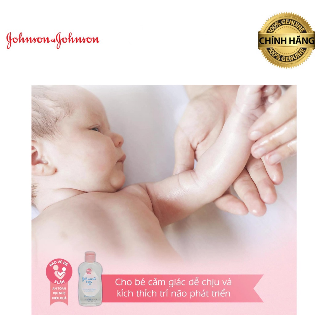 Dầu massage cho bé mát xa dưỡng ẩm trẻ em Johnson's Baby oil 50ml / 200ml