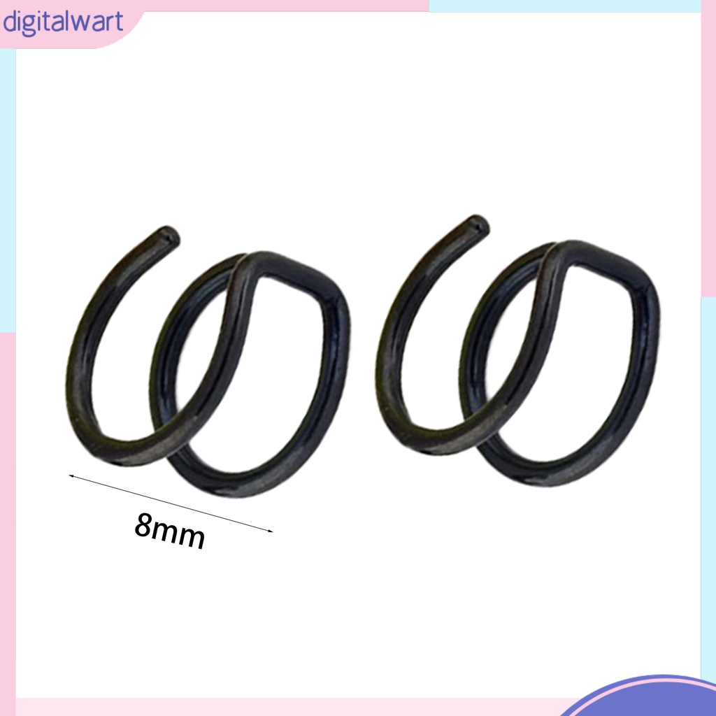 Dg✌❤ Khuyên Kẹp Vành Tai 2 Đầu Bằng Thép Không Gỉ Cá Tính