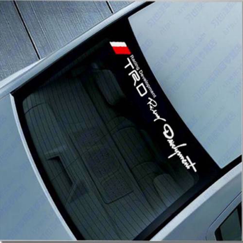 Decal phản quang dán kính chắn gió xe hơi Toyota TRD